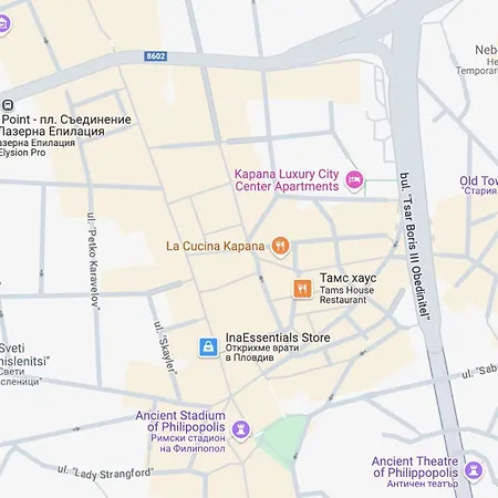 아파트 Kapana Luxury Center With Garage